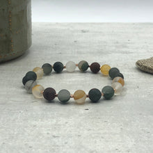 Load image into Gallery viewer, Odyssey Bracelet • Courage &amp; Growth • Bloodstone &amp; Rutilated Quartz, 8mm