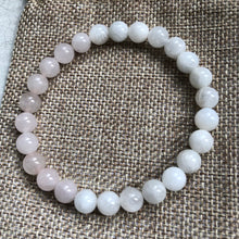 Load image into Gallery viewer, Muse Moon Babe Bracelet | Moonstone &amp; Rose Quartz, 8mm